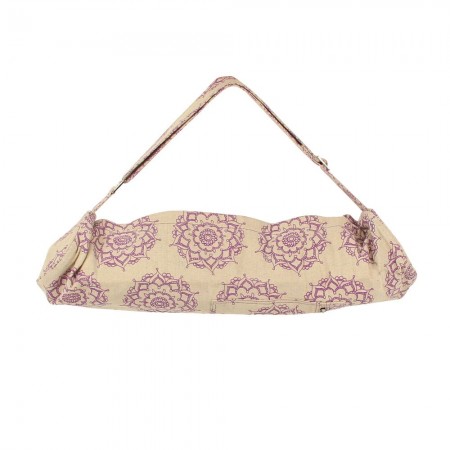 Sac de Tapis de Yoga en jute et coton